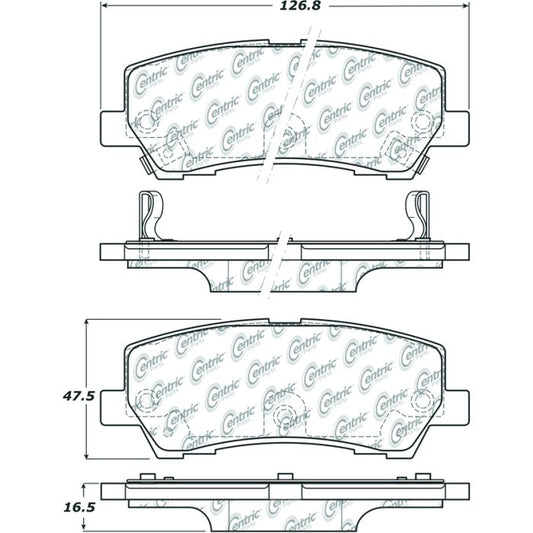 SPORT BRAKE PADS WITH SHIMS & HARDWARE