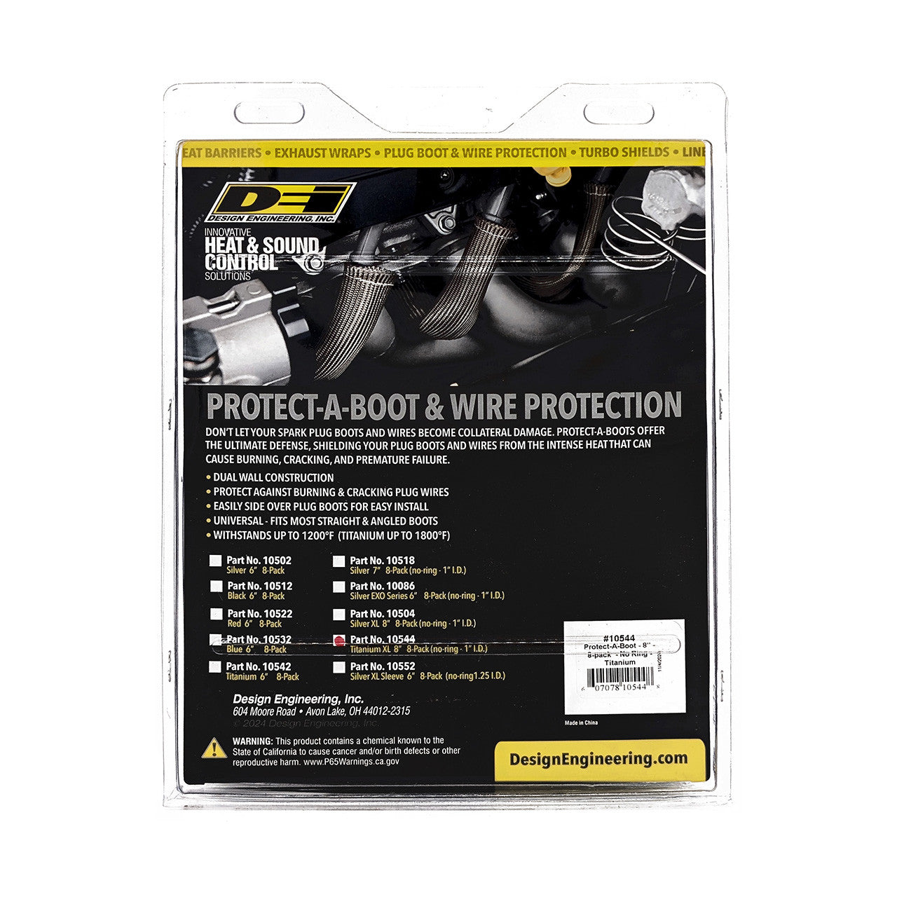 Protect-A-Boot - 8 - 8-pack - No Ring - Titanium