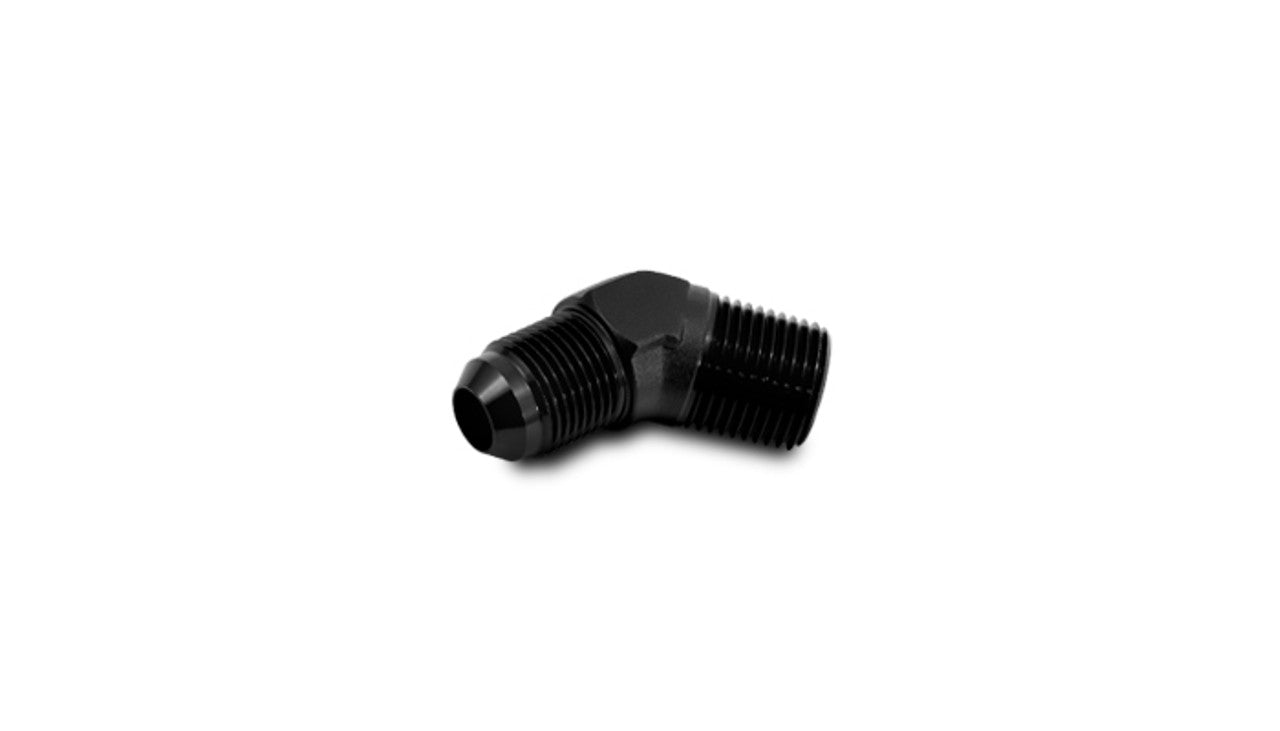 '-6AN to 1/4 NPT 45 Degree Elbow Adapter Fitting