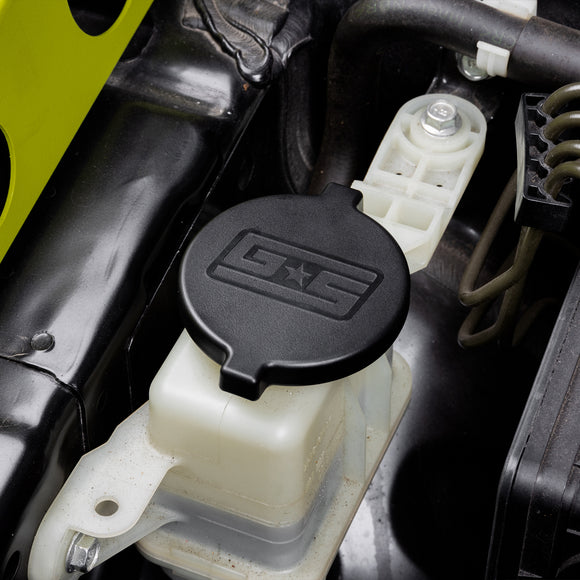 Grimmspeed Engine Bay Reservoir Cap Set Black For Subaru 02-21 WRX/STI/FXT/OBXT/