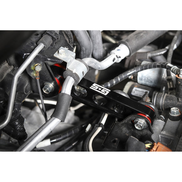 Grimmspeed Pitch Stop Mount Black (80A Bushings) For Subaru 02+ Impreza/WRX/STI