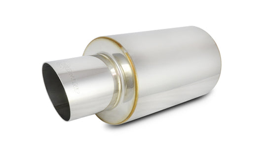 Muffler TPV TURBO Round (23 Long) 4 Angle Cut Tip - 4 Inlet I.D.