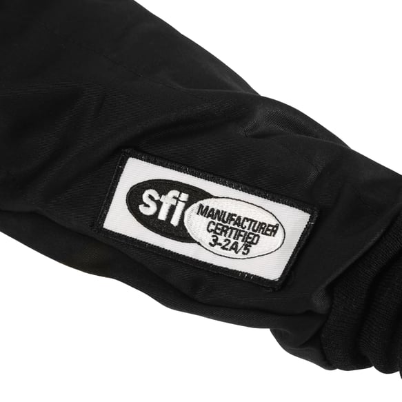 RACEQUIP SFI-5 JACKET BLACK LARGE