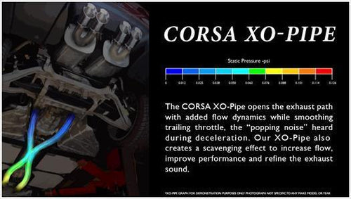 Corsa Exhaust X-Pipe Chevrolet Corvette (C6) 2005-2008