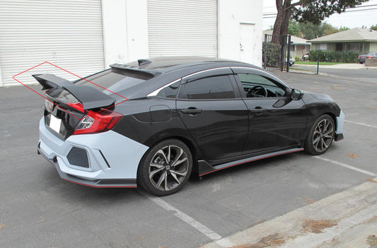 JDM Brand 2016-2020 Honda Civic Sedan Type-R Style Trunk Spoiler