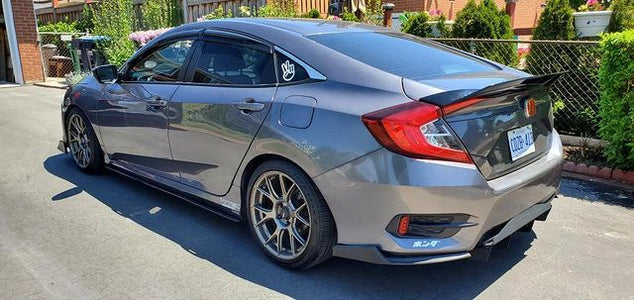 JDM Brand 2016-2020 Honda Civic Sedan VTS Style Trunk Spoiler (Black)