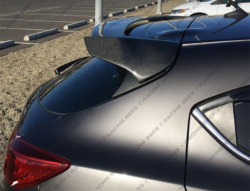 JDM Brand 2014-2018 Mazda 3 Hatchback H Style Trunk Spoiler (Carbon Fiber)