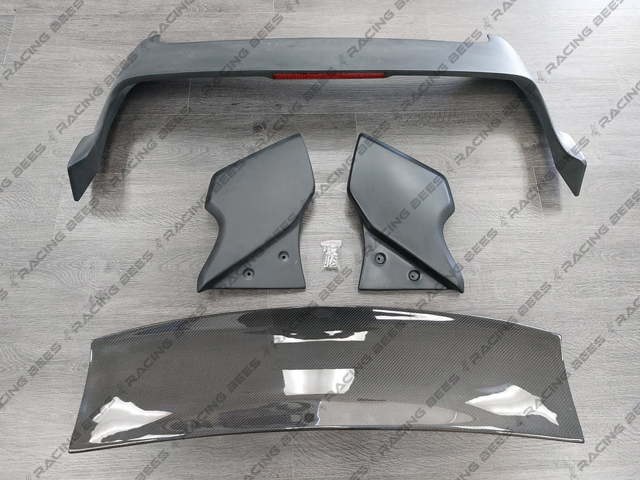 JDM Brand 2008-2014 Subaru Impreza WRX/STI Hatchback VR Style Trunk Spoiler (Carbon Fiber Center)