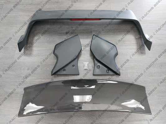JDM Brand 2008-2014 Subaru Impreza WRX/STI Hatchback VR Style Trunk Spoiler (Carbon Fiber Center)