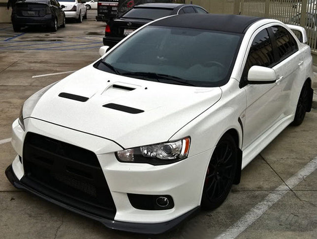JDM Brand 2008-2015 Mitsubishi Evolution 10 RA Style front bumper lip