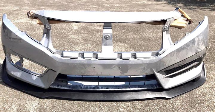JDM Brand 2016-2018 Honda Civic CTR Style Front Bumper Lip