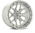 VOSSEN HFX1 22 X 12 -44 6 X 139.7 ULTRA DEEP CB106.1 SILVER POLISHED