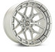 VOSSEN HFX1 20 X 10 -18 6 X 139.7 SUPER DEEP CB106.1 SILVER POLISHED