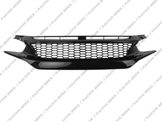 JDM Brand 2016-2018 Honda Civic V2 Mesh Front Grille (Black)