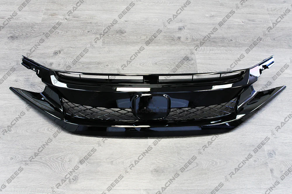JDM Brand 2019-2020 Honda Civic Type-R Style Front Grille (Black)