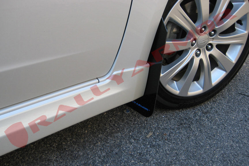 Rally Armor Mud Flaps Subaru Impreza 2008-11 (Black/Blue Logo)