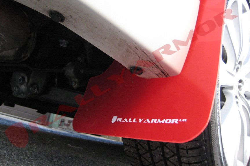 Rally Armor Mud Flaps Subaru Impreza 2008-11 (Red/White Logo)