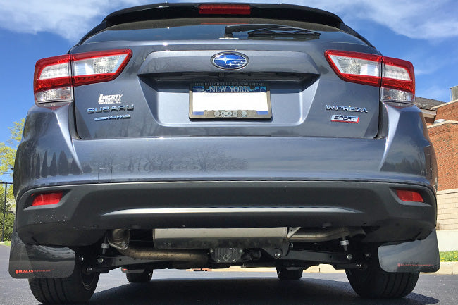 Rally Armor Mud Flaps Subaru Impreza 2017-23 (Black/White Logo)