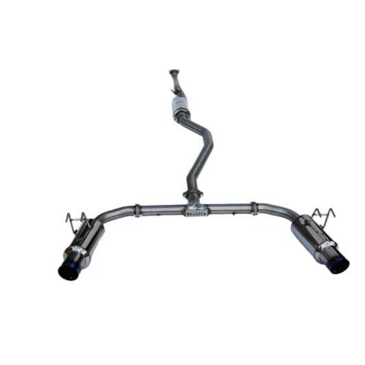 Invidia CATBACK CIVIC SI 2022-2024/INTEGRA BASE DUAL N1 TITANIUM BUNRT TIP CAT-BACK(NON-POLISH PIP