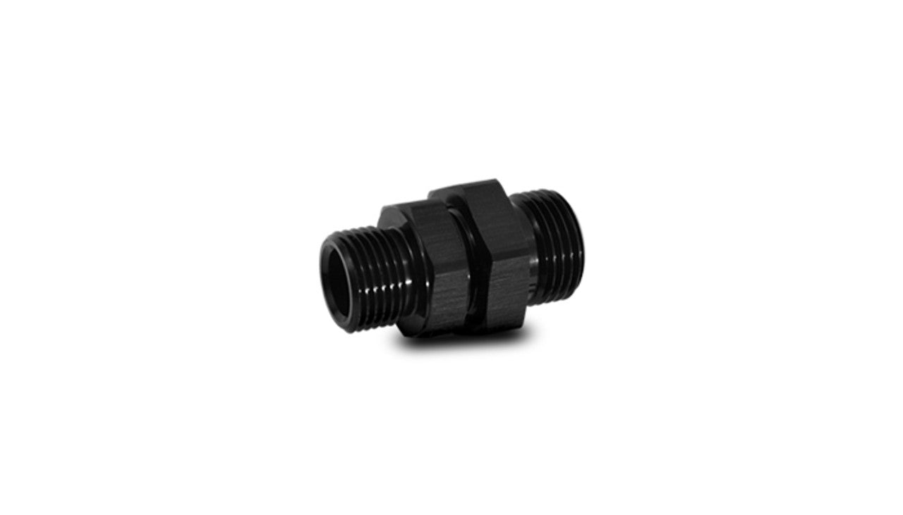 '-10 ORB Male to Male Union Adapter - Anodized Black