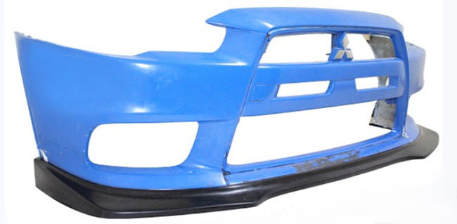 JDM Brand 2008-2015 Mitsubishi Evolution 10 RA Style front bumper lip