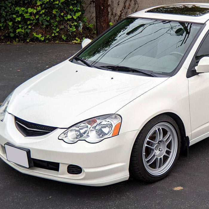 JDM Brand 2002-2004 Acura RSX Factory Style Headlights w/ Amber Reflectors (Chrome Housing/Clear Lens)