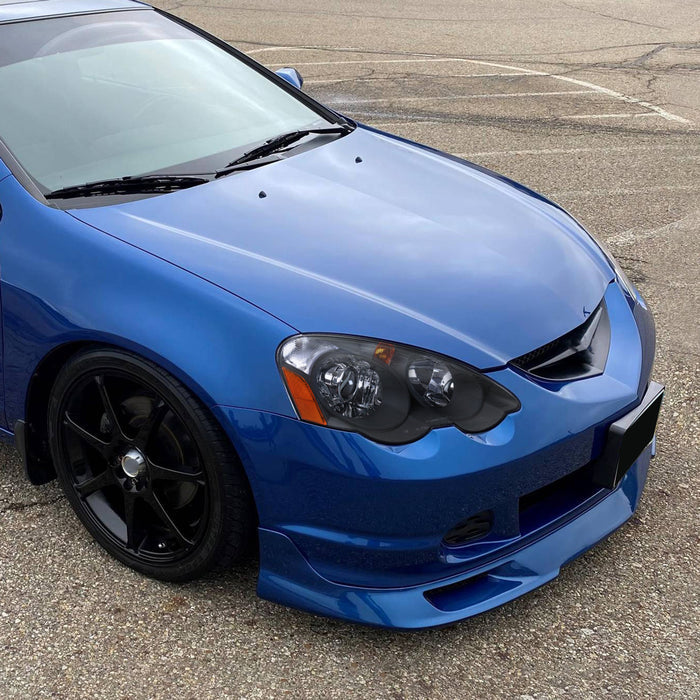 JDM Brand 2002-2004 Acura RSX Retro Style Projector Headlights w/ Amber Reflectors (Matte Black Housing/Clear Lens)