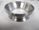 PRL V-band weld flange, stainless steel, 3.00" V-band to 4.00" OD tubing