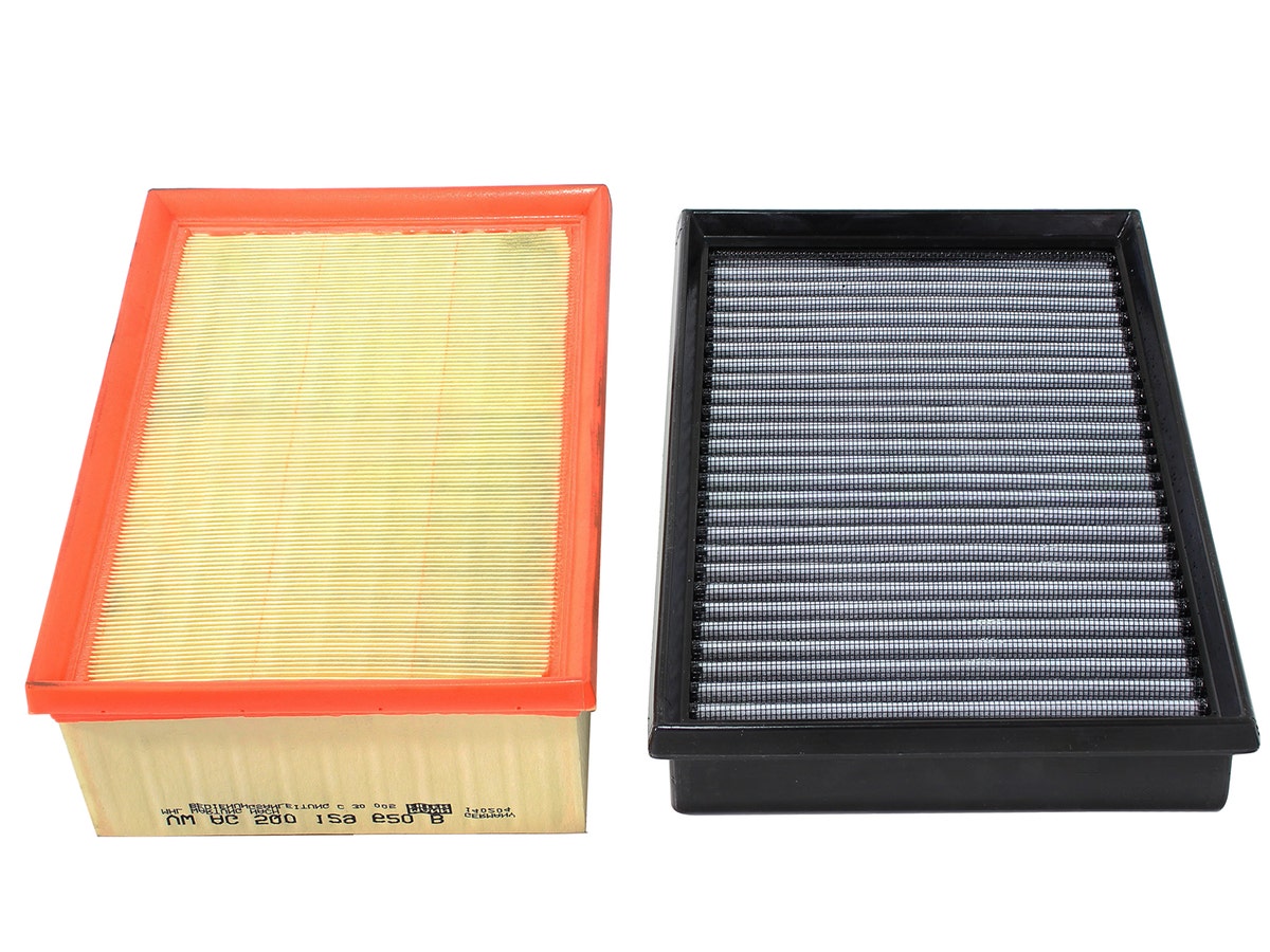 aFe Magnum FLOW Pro DRY S OE Replacement Filter Audi A3/S3 15-16 L4-1.8L (t)/2.0