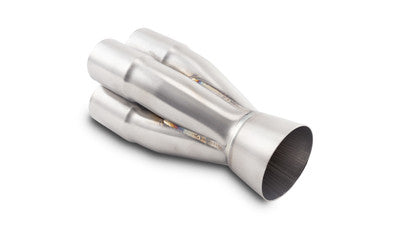 Merge Collector T304 SS 4-1 (1-3/4 Inlet Slipover ID 3 Merge Outlet OD)