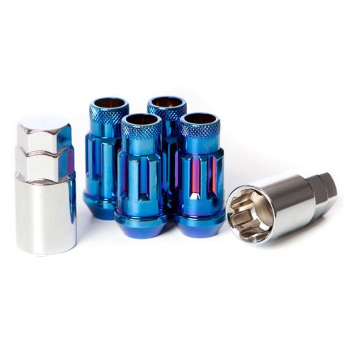 MUTEKI SR48 LOCK SET 12X1.5 BURNED BLUE 48MM