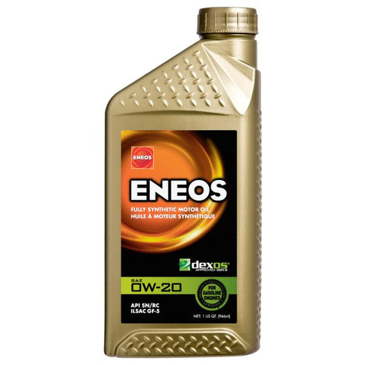 ENEOS 0W-20 Full Synthetic Motor Oil, 1 Quart