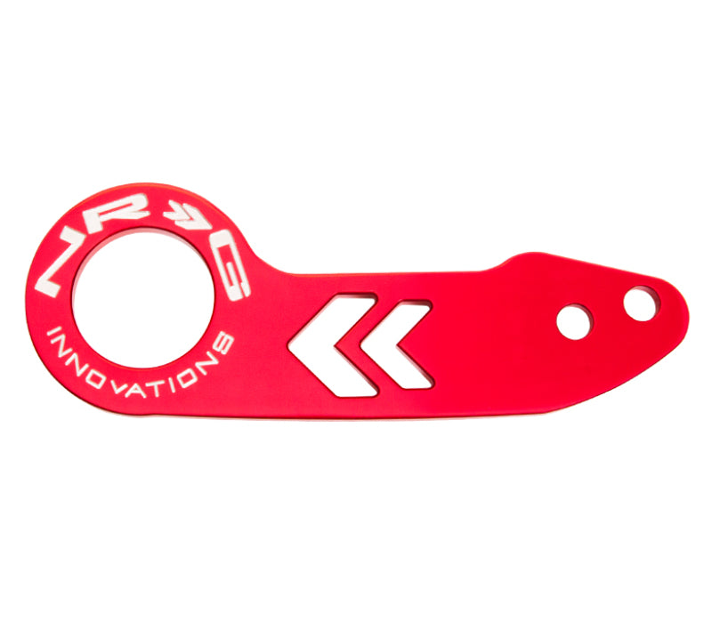 Rear tow hook - Universal Fitment - Anodized Red