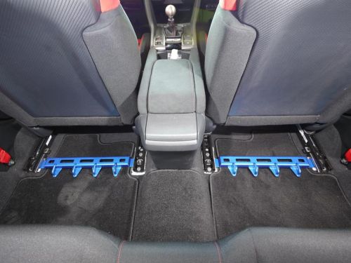 Cusco Power Brace Seat Rail Plus Floor Set (Req. to Trim Plastic Covers) 2017+ Honda Civic Type-R