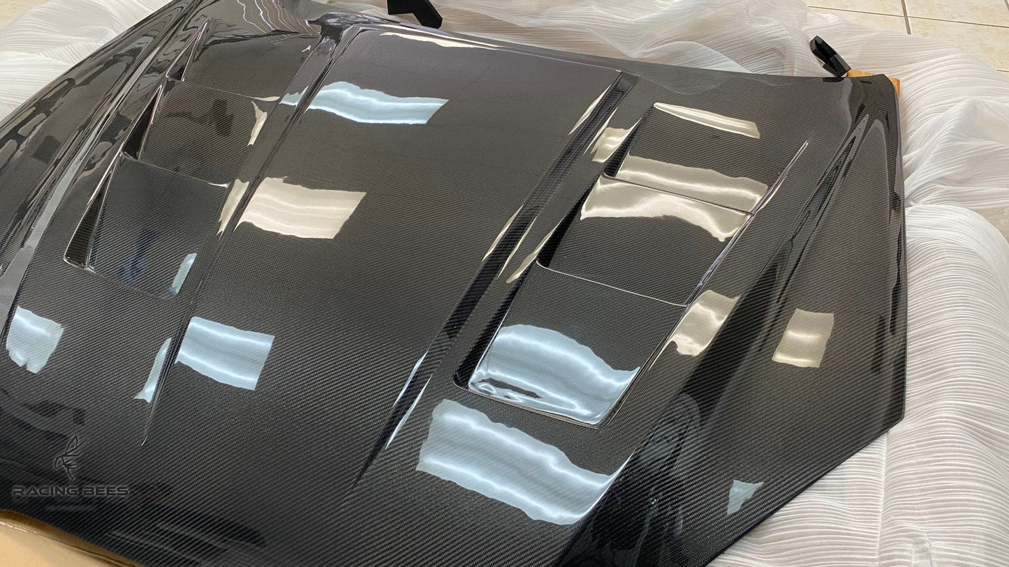 JDM Brand 2010-2012 Hyundai Genesis Coupe RS Style Hood (Carbon Fiber)