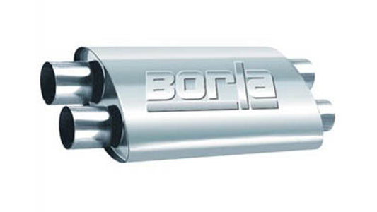 BORLA PROXS,2.5(2),2.5"(2),19"X9.5" Dual/Dual"