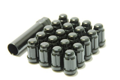 MUTEKI LUG NUTS 12X1.25 BLACK CHROME CLOSED (Nissan/Subaru)