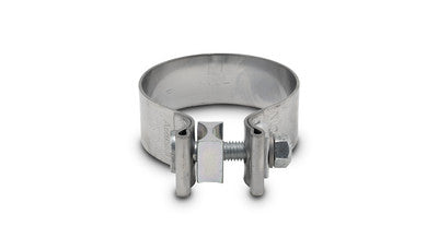 Exhaust Seal Clamp SS 2.25 O.D. Tubing (1 Wide Band)