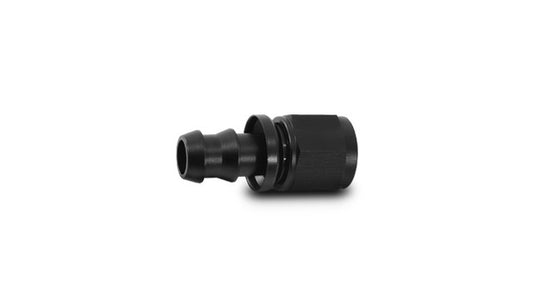 '-8AN Push-On Straight Hose End Fitting - Aluminum