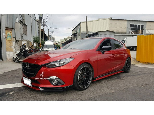 JDM Brand 2014-2016 Mazda 3 Sedan/Hatchback MK Style Front Bumper Lip