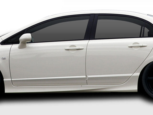 JDM Brand 2006-2011 Honda Civic/Acura CSX Sedan Type-R Style Side Skirts