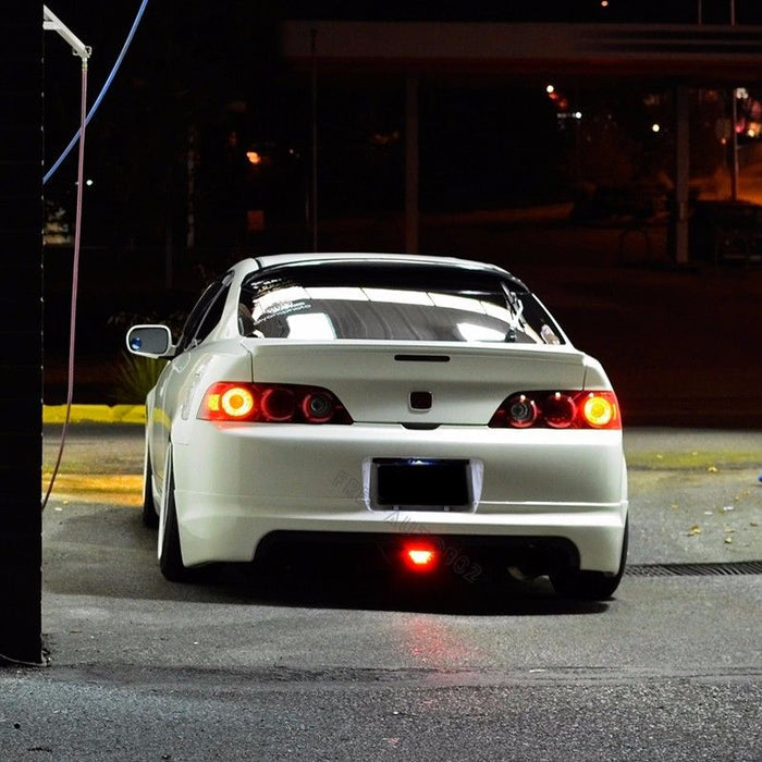 JDM Brand 2002-2004 Acura RSX Mugen Style Rear Bumper Lip With Third Brake Light LED