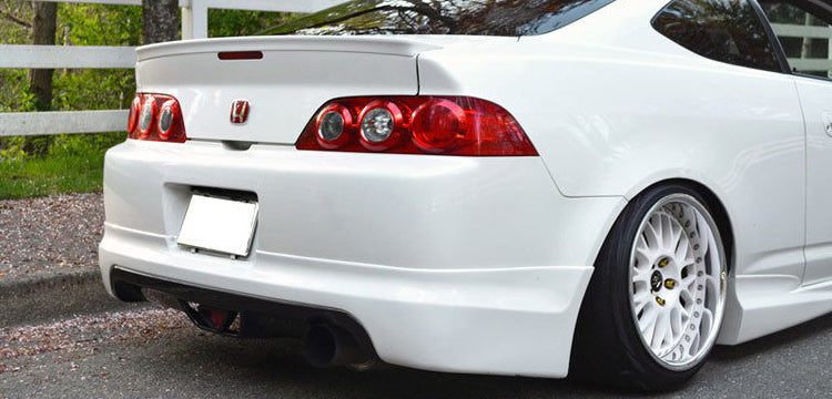 JDM Brand 2005-2006 Acura RSX Mugen Style Rear Bumper Lip With Third Brake Light LED