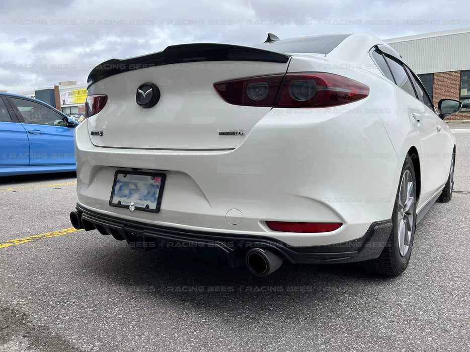 JDM Brand 2019+ Mazda 3 Sedan MZ Style Rear Bumper Lip/Diffuser