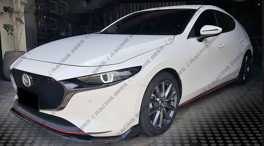 JDM Brand 2019+ Mazda 3 Hatchback CK Style Front Bumper Lip
