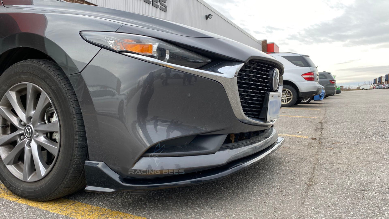 JDM Brand 2019-2025 Mazda 3 Sedan CK Style Front Bumper Lip