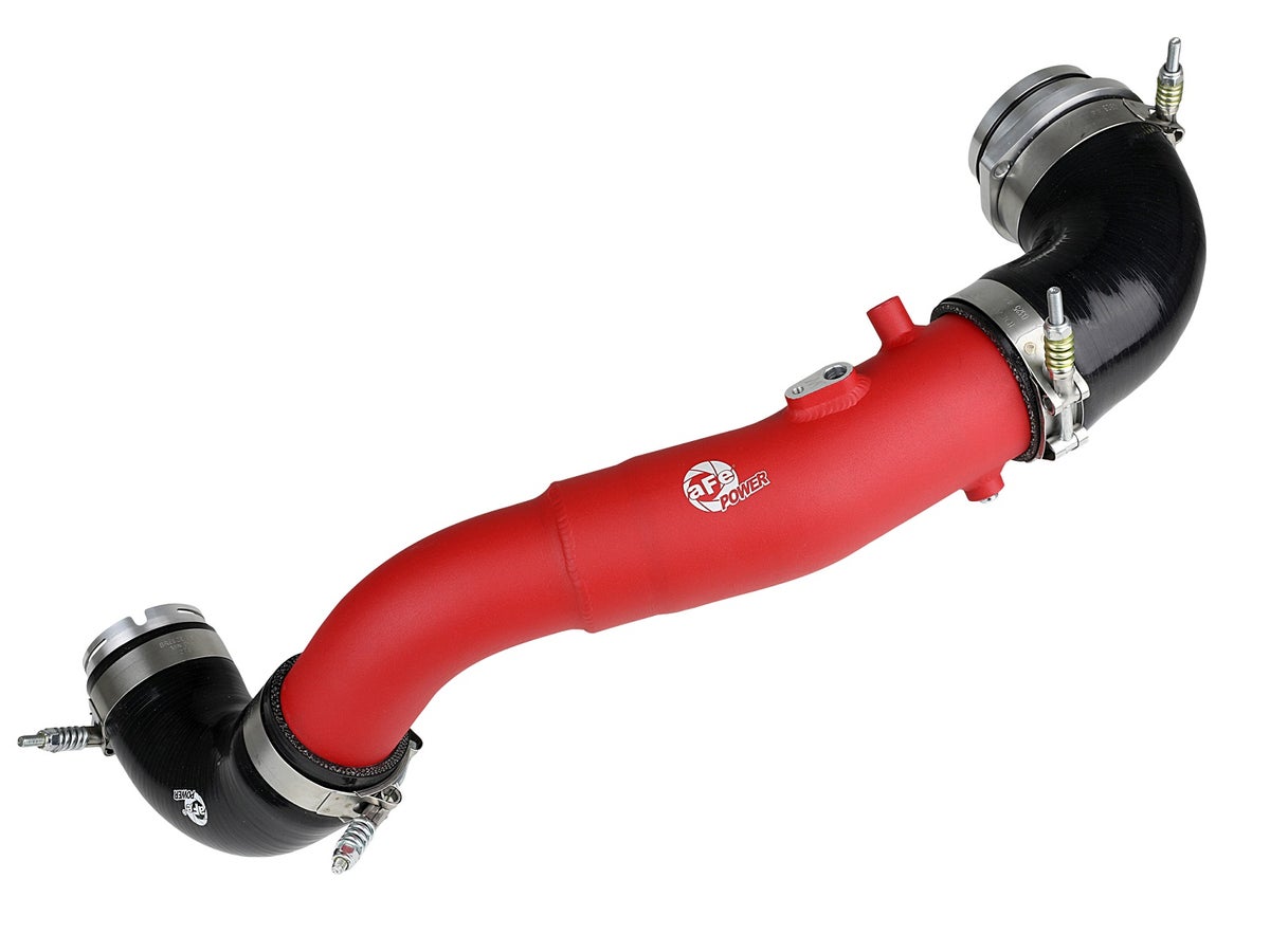 aFe BladeRunner 2-1/2 IN Aluminum Hot Charge Pipe Red Toyota Supra (A90) 2020 L6