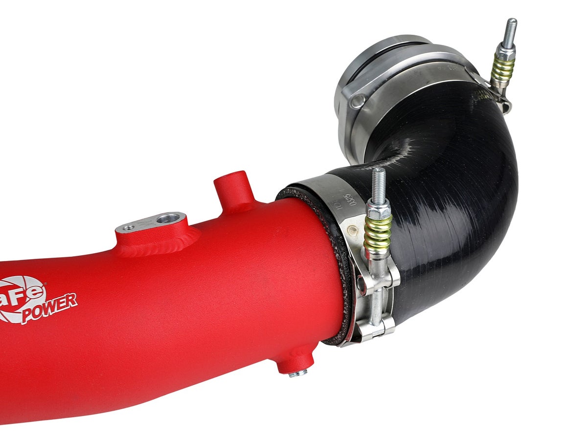 aFe BladeRunner 2-1/2 IN Aluminum Hot Charge Pipe Red Toyota Supra (A90) 2020 L6
