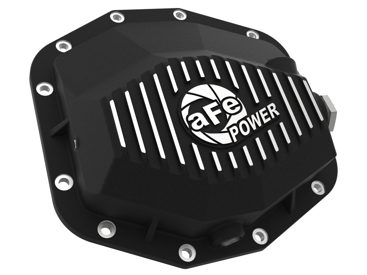 aFe Pro Series Rear Differential Cover Black w/ Machined Fins RAM 1500 TRX 21-22