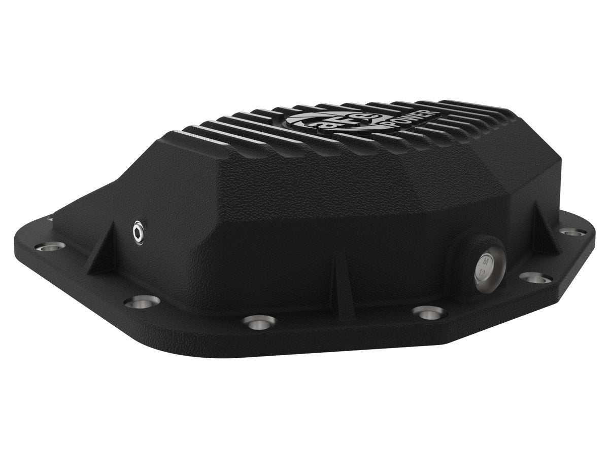 aFe Pro Series Rear Differential Cover Black w/ Machined Fins RAM 1500 TRX 21-22